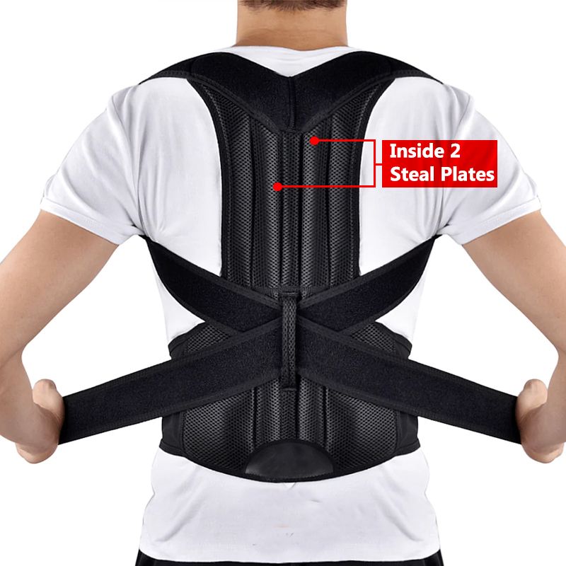 Adjustable Magnetic Posture Corrector Corset Back Brace Back Belt Lumbar Support Straight Corrector